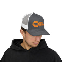 Orange Snapback Trucker Cap