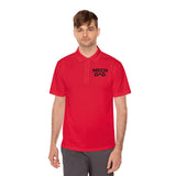 Classic MECHDAD Performance Polo with mech-inspired chest logo - alternate product view 11