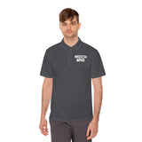 Classic MECHBRO Performance Polo with mech-inspired chest logo - alternate product view 4
