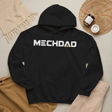 Classic MECHDAD hoodie in military green with mech-inspired chest logo