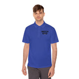 Classic MECHDAD Performance Polo with mech-inspired chest logo - alternate product view 13