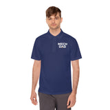 Classic MECHDAD Performance Polo with mech-inspired chest logo - alternate product view 10