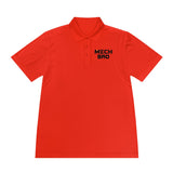 Classic MECHBRO Performance Polo in Lime Shock with mech-inspired chest logo
