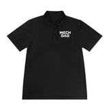 Classic MECHDAD Performance Polo with mech-inspired chest logo - alternate product view 1