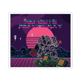 Axeman Retro Sticker