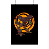 Timber Wolf Matte Vertical Posters