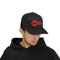 Red Snapback Trucker Cap