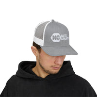 White Snapback Trucker Cap