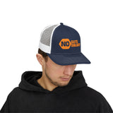 Orange Snapback Trucker Cap