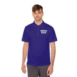 Classic MECHDAD Performance Polo with mech-inspired chest logo - alternate product view 14