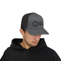 Black Snapback Trucker Cap