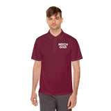 Classic MECHDAD Performance Polo with mech-inspired chest logo - alternate product view 15