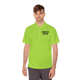 Classic MECHDAD Performance Polo with mech-inspired chest logo - alternate product view 6