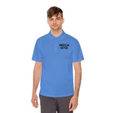 Classic MECHDAD Performance Polo with mech-inspired chest logo - alternate product view 9