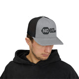 Black Snapback Trucker Cap