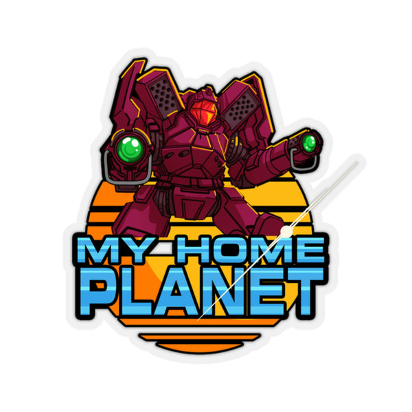 My Home Planet Sticker
